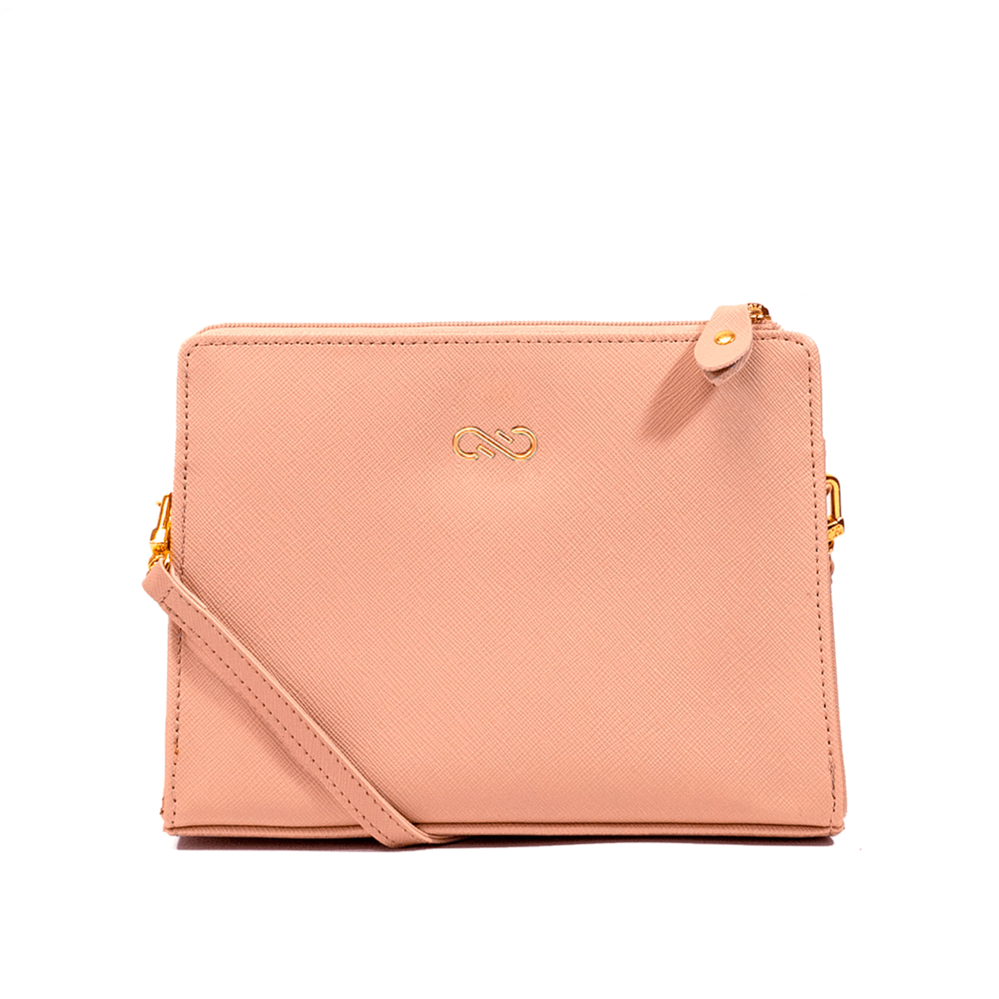 Bolsa Mini Em Easy Clean Pêssego