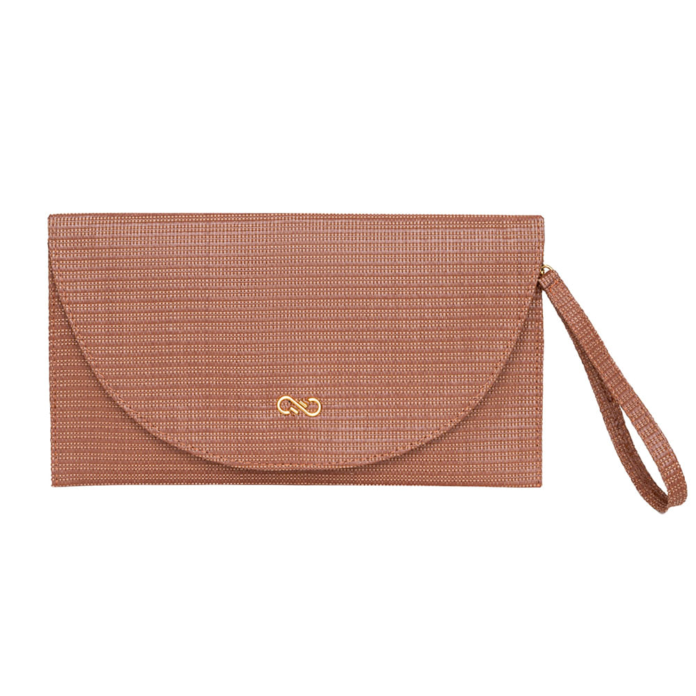 Bolsa Mini Clutch Dana Whisky
