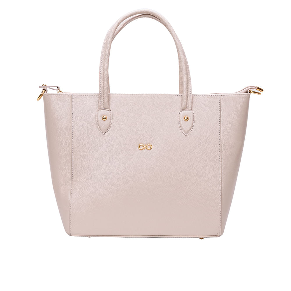 Bolsa Shopping Livia Off White