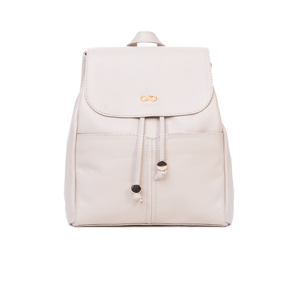 Mochila Feminina Ellen Off White