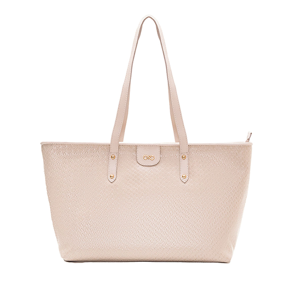 Bolsa Shopping Bag Amora Off White