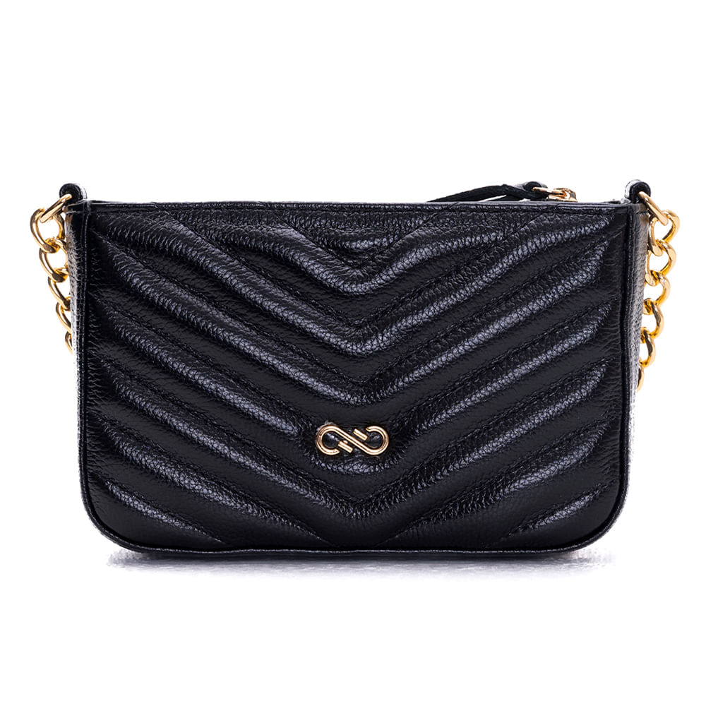 Bolsa Tiracolo Leila Preta