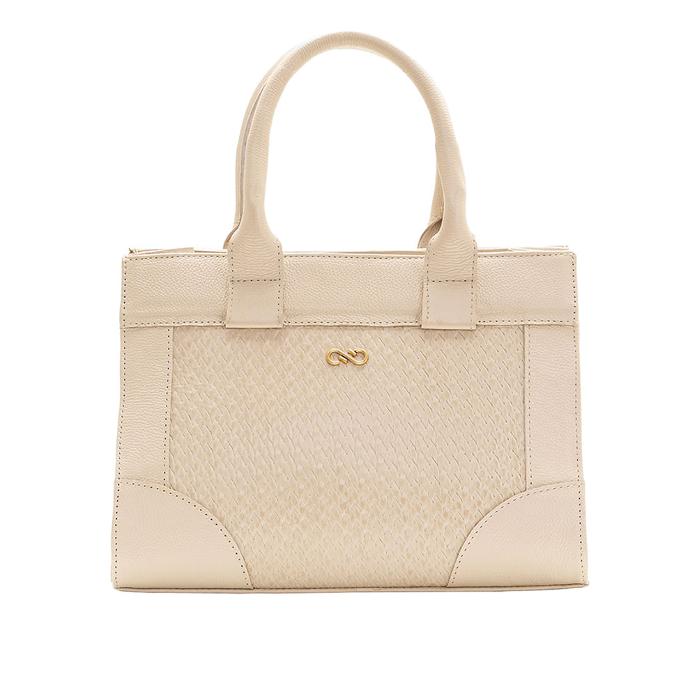 Bolsa Tote Sabrina Off White